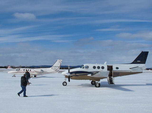 Cessna Citation 1SP (N308JM) - Fuel stop at Goose Bay.