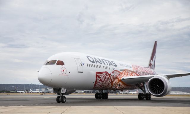 — — - The Boeing 787-9 Dreamliner touched down ahead of schedule....FIRST NON STOP FLIGHT FROM PERTH TO HEATHROW 17hours Qantas 9 (QF9) touched down at Terminal Three at 5.02am, just over 17 hours.