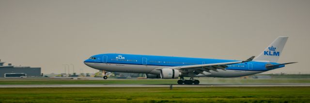 Airbus A330-300 (PH-AKF) - side of runway