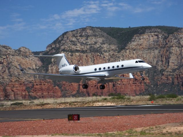 N587G — - Landing in Sedona, AZ