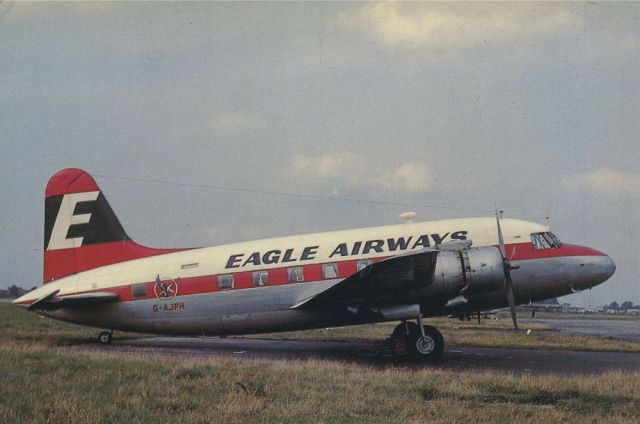 Unknown/Generic Undesignated (G-AJPH) - scanned from postcardbr /eagle airwaysbr /Vickers viking