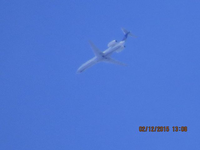 Embraer ERJ-145 (N12996) - United Express flight 6045 from TUL to ORD over Southeastern Kansas at 20,000 feet.