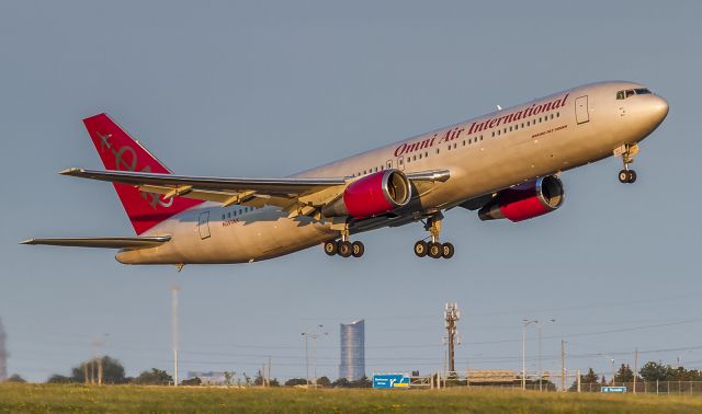 BOEING 767-300 (N351AX) - Operating as FJM257 to Cheddi Jagan Intl.