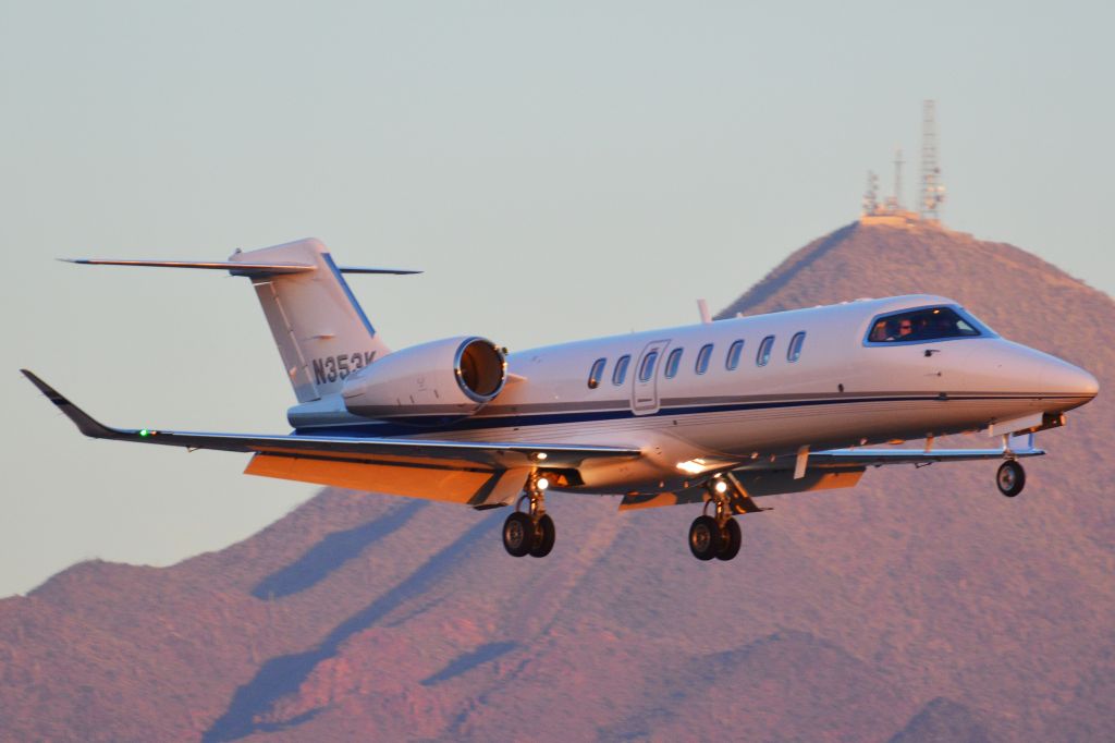 Bombardier Learjet 75 (N353K) - Also flies as DZR353.br /br /Flies as a LJ75 (so Im going to assume it is a LJ75), however FAA data shows it as a LJ45. The new winglets also lead me to believe its a 75.br /br /If Im wrong, please correct me.