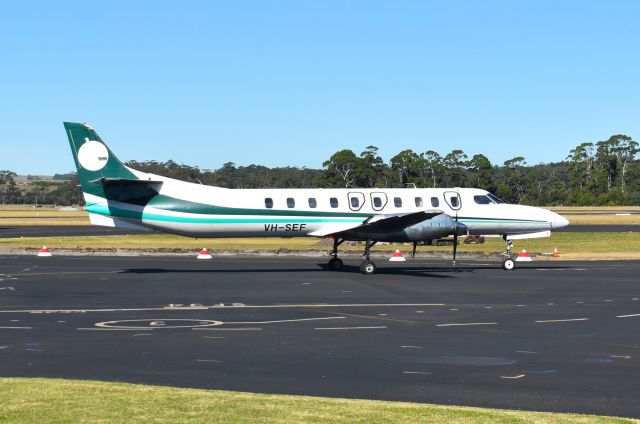 Fairchild Dornier SA-227DC Metro (VH-SEF) - Fairchild SA227-CC Metro 23 VH-SEF (CC-844B) at Wynyard Airport, Tasmania, 20 April 2024.