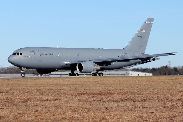 BOEING 767-200 (1846053) - 'PACK 82', 'Spirit of Rockingham County' heading out for pattern work.