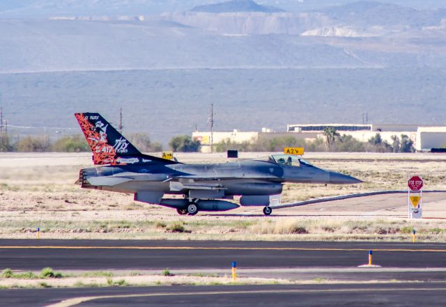 Lockheed F-16 Fighting Falcon — - Captured on 02/07/2015 while standing on Million Airs ramp at Tuscon. This is a Mexican Air Force F-16.