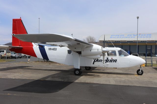 ROMAERO Islander (VH-AEU) - Parked at Cambridge