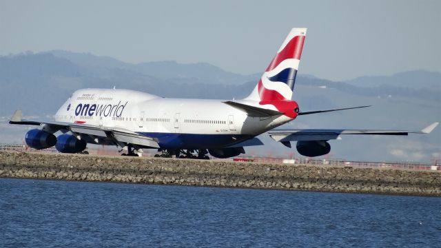 Boeing 747-400 (G-CIVM) - G-CIVM, Age: 17.8 Yearsbr /Boeing 747-400 (quad-jet) (H/B744/L )br /Airline: British Airways, Engines: 4x RR RB.211br /06-Mar-2015 B744/L San Francisco Intl (KSFO) London Heathrow (EGLL / LHR) 16:41 PST 10:27 GMT (+1) 9:46