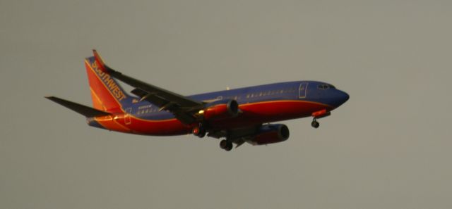 Boeing 737-700 (N386SW) - WN2496 from Little Rock.