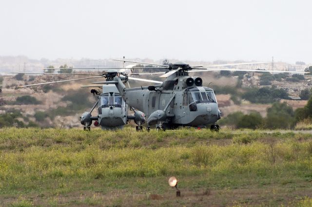 — — - 2X Italian Navy Sea Kings. 2004.