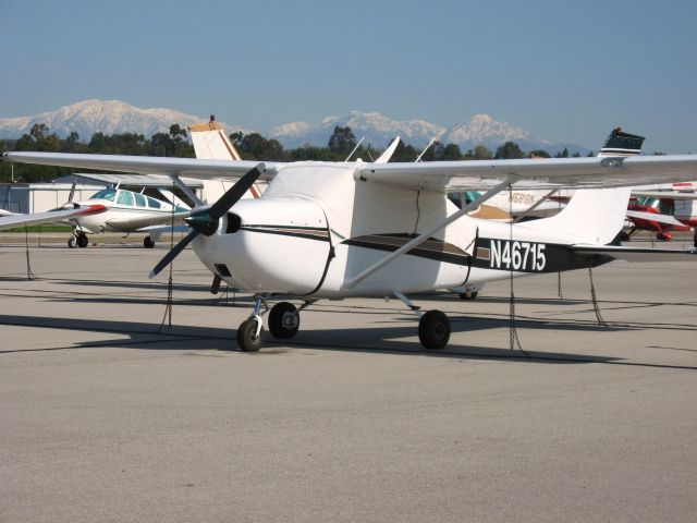 Cessna Skyhawk (N46715) - Parked at Fullerton