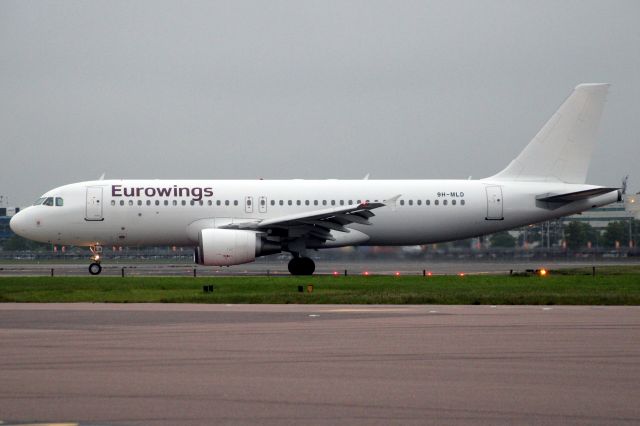 Airbus A320 (9H-MLD) - Taxiing to Stand 220 on 2-May-24 operating flight EWG2464 from EDDS.