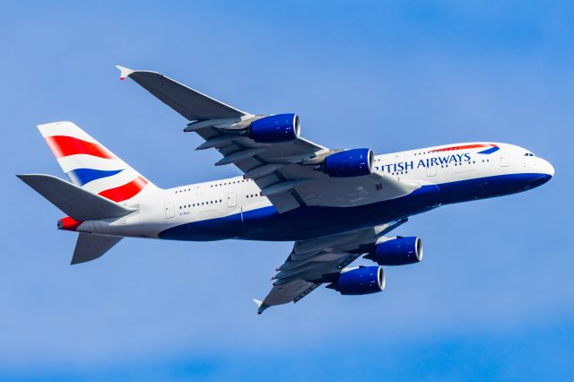 Airbus A380-800 (G-XLEJ) - British Airways A380-800 on approach to DFW on 12/28/22. Taken with a Canon R7 and Tamron 150-600 G2 lens.