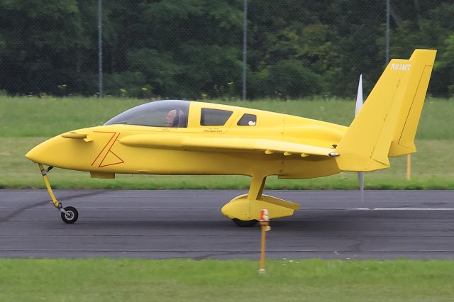 RUTAN Cozy (N83MT) - Morning launch for AirVenture Cup Race, 21 July 2024