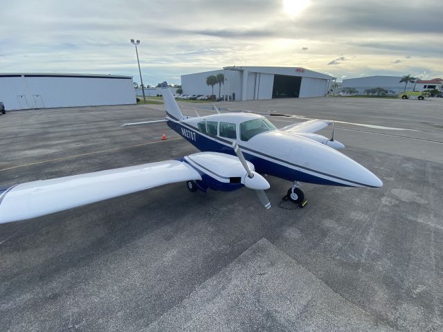 Piper Apache (N62707) - Beautiful 76 Aztec F on the Ramp Scott MacDonald Aircraft Sales Stuart FL 