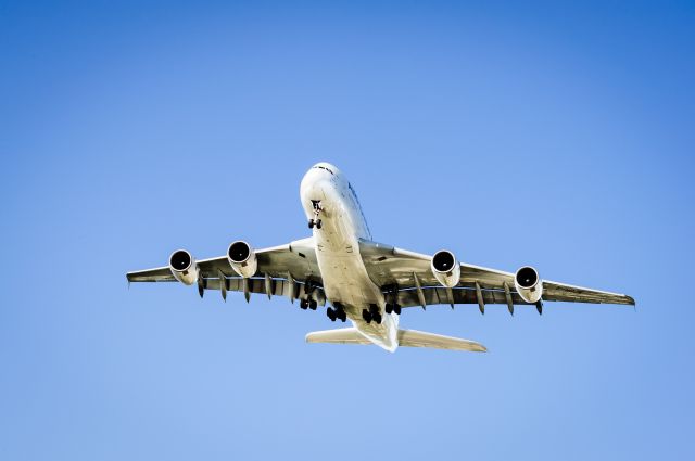 Airbus A380-800 (AFR6) - Landing at JFK this afternoon. The sheer size of it engulfed all of Queens :) 