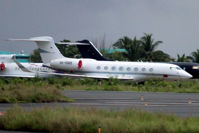 Gulfstream Aerospace Gulfstream G650 (RA-11005) - North-West Air Company Gulfstream G650 parked on the ramp on 3-Jan-24 two days prior to departure for UUWW via VRDA.