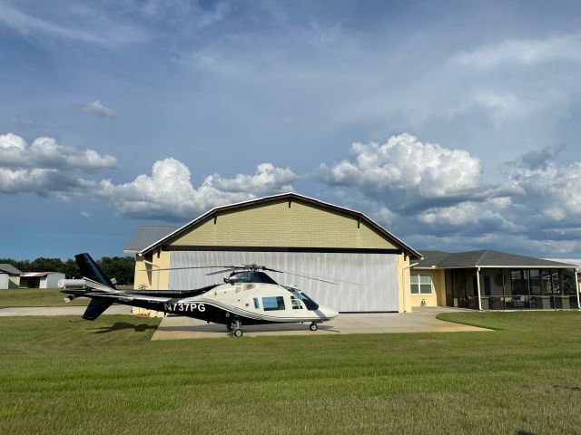 SABCA A-109 (N737PG) - Agusta at Grass Roots Airpark in Mascotte, FL.