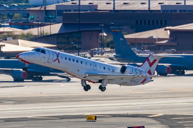 Embraer ERJ-135 (N256JX) - A JSX ERJ135 taking off from PHX on 2/12/23 during the Super Bowl rush. Taken with a Canon R7 and Canon EF 100-400 II L lens.