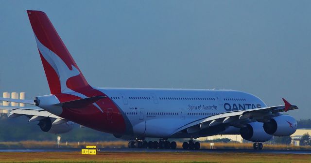 Airbus A380-800 (VH-OQK) - Recent diversion into Brisbane