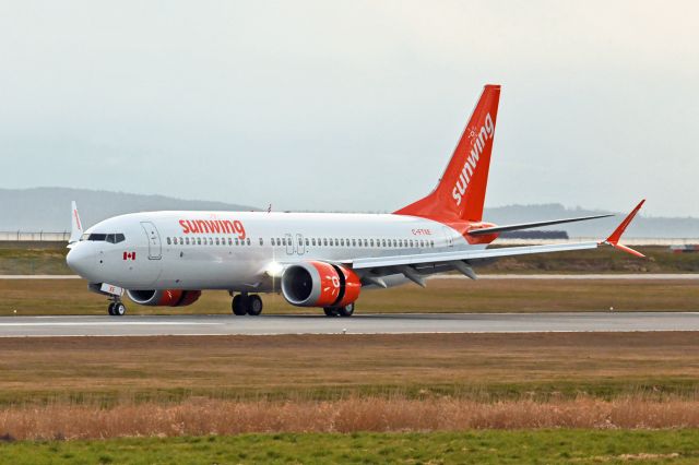 Boeing 737 MAX 8 (C-FTXE) - First revenue flight MEX-YVR of this brand new MAX