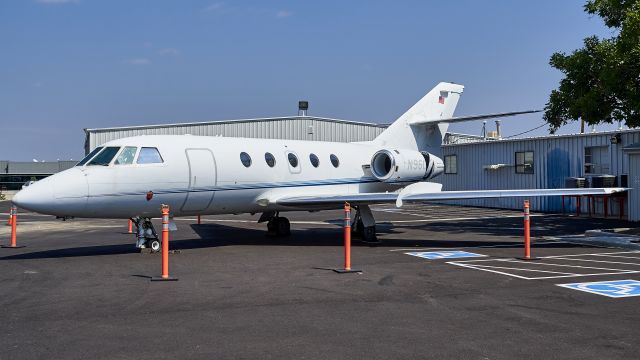 Dassault Falcon 20 (N960TX) - Parking for Falcons only, all others will be towed at the owners expense 