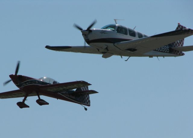 Beechcraft Bonanza (36) (N6066S) - The Greg Poe Air Show planes off of 32 at the Shreveport Downtown airport.