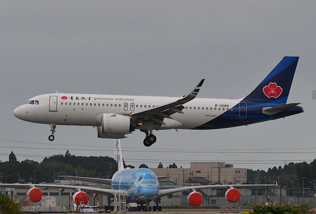 Airbus A320neo (B-308R) - I took this picture on Sep 26, 2020.br /QW6189/26  FOC-NRT