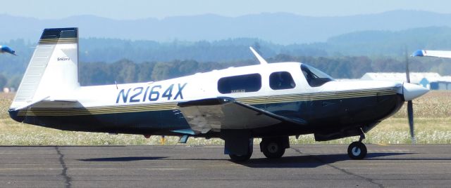 Mooney M-20 Turbo (N2164X) - N2164X at CVO on 8th August 2020.