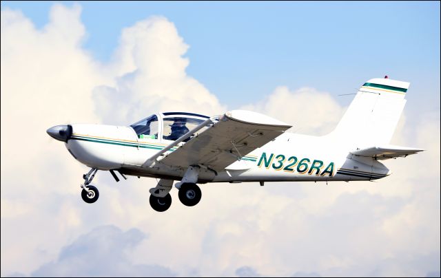 PZL-OKECIE PZL-111 Koliber Senior (N326RA) - Departing runway three-zero at KMCE