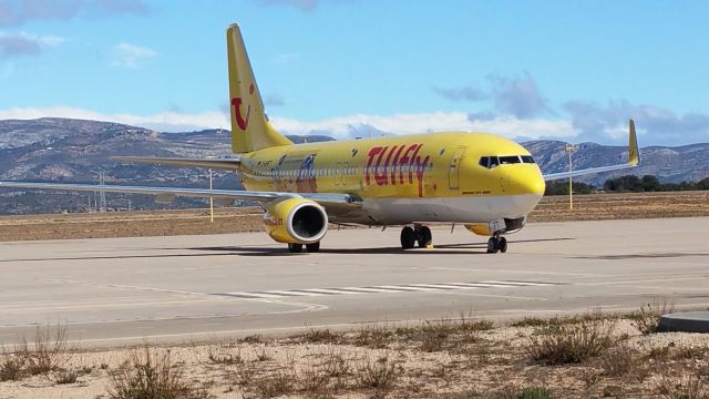 Boeing 737-700 (D-AHFT) - Nice to see yet another visitor to our local airport at Castellon, Comunitat Valenciana, Spain, on the 10th March 2016. Hopefully, we will see lots more as the summer approaches.