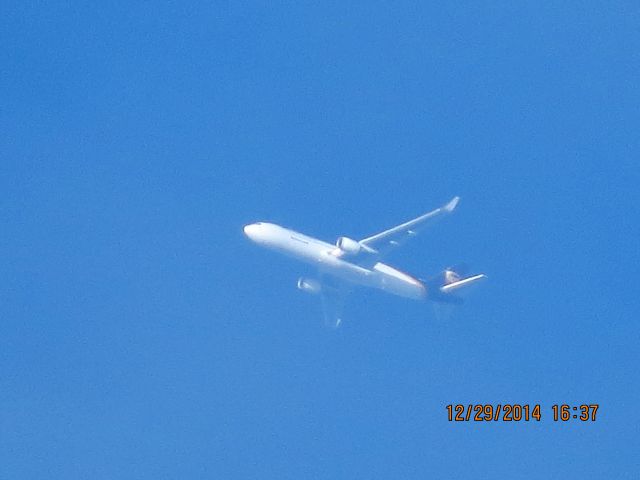 BOEING 767-300 (N347UP) - UPS flight 2872 from SDF to ABQ over Southeastern Kansas at 36,000 feet.