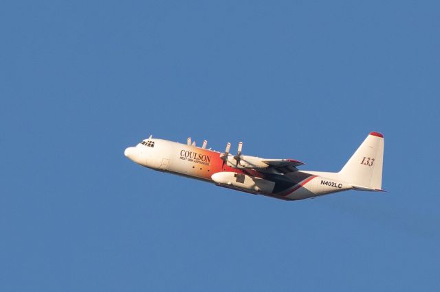 N402LC — - One of six fixed wing and 2 rotary craft brought to bear on a small fire near Blue Lake California October 8 2017.