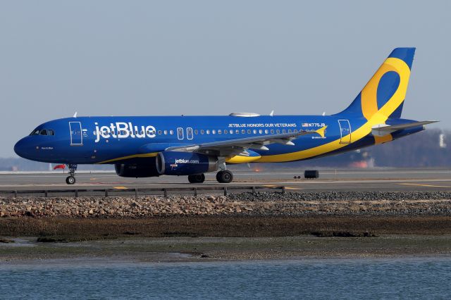 Airbus A320 (N775JB) - JBU 899 departing to Ft. Lauderdale