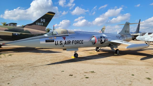 Canadair CL-201 Starfighter (56-0755) - What a beautiful speciman on 02-05-23. March Air Reserve Base Museum.