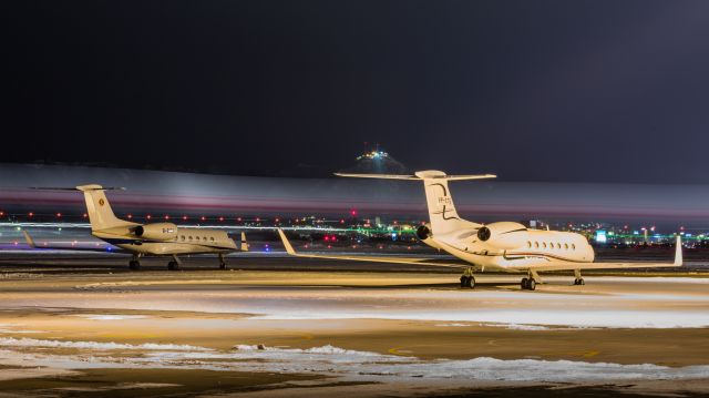 Gulfstream Aerospace Gulfstream V (VP-CTE) - Jan.29.2016 Hakodate Airport