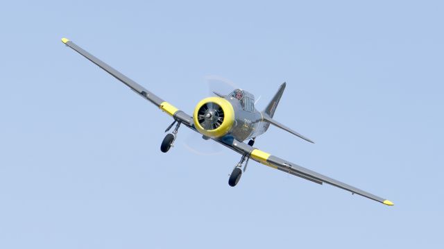 North American T-6 Texan (N3158W) - AT-6C Texan at February  2023 Buckeye Air Fair AOPA Fly-in at Buckeye Municipal Airport.