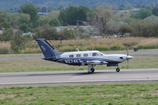 Piper Malibu Meridian (N274KT) - A meridian arriving from St. George. Great aircraft using reverse beta prop to get stopped! br /Best viewed in full! 