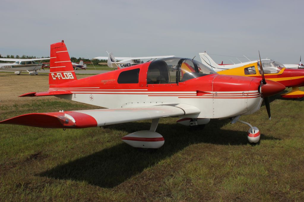 Experimental 100kts (C-FLOB) - C-FLOB Grumman America RVA Aéroport de Sherbrooke QC. CYSC 16-06-2018.