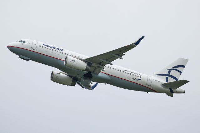 Airbus A320 (SX-DND) - AEE639 on the way back to Athens.