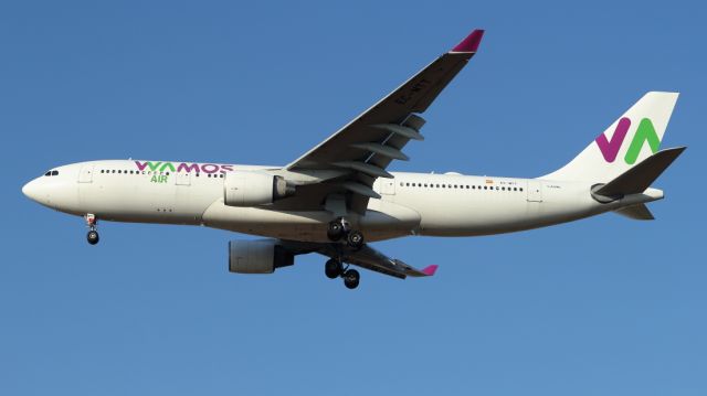 Airbus A330-300 (EC-MTT) - 07/07/2021:  Flight from Zaragoza (ZAZ), Spain upon landing on runway 12.