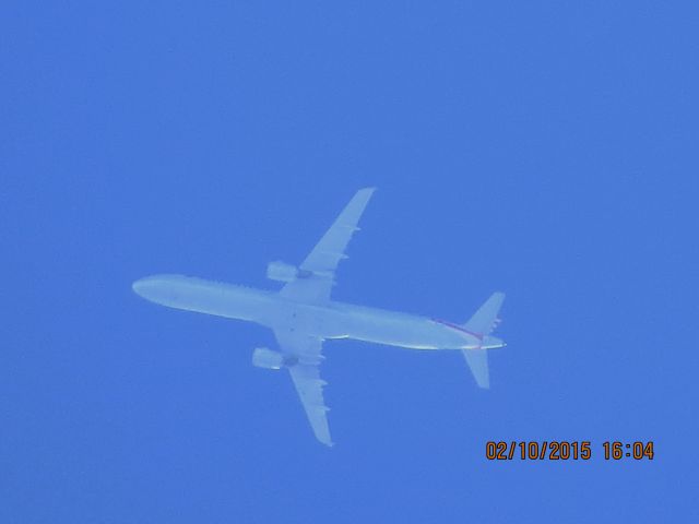 Airbus A321 (N169UW) - U.S. Airways flight 745 from PHX to CLT over Southeastern Kansas at 33,000 feet.