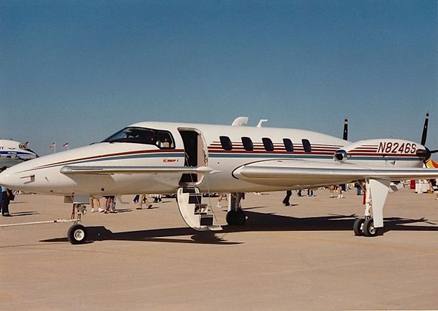 Raytheon Starship (N8246S) - Beech StarShip N8246S on display at a KAFW Air Show