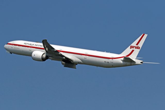 BOEING 777-300 (PK-GIG) - "Indonesian Gvmt. Red-White" livery