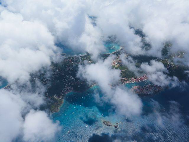 Cessna Skylane (N1967X) - Over St Barth...