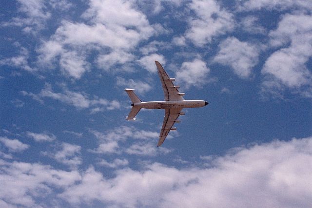 Antonov An-225 Mriya (CCCP82060) - Belly view of an AN-225 at an Air Power Air Show at KOKC