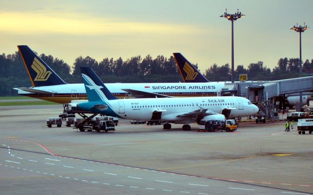 Airbus A320 (9V-SLF) - 2004 - Silkair was a pleasant surprise: even better then parent Singapore Airlines...