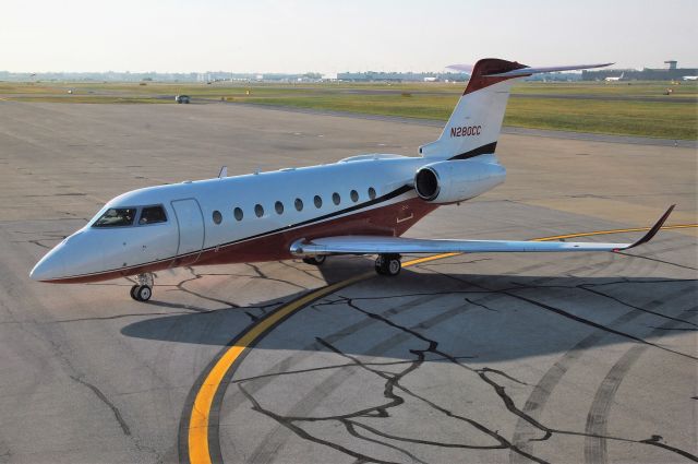 IAI Gulfstream G280 (N280CC) - Operated by Cummins Diesel out of KBAK Indiana.