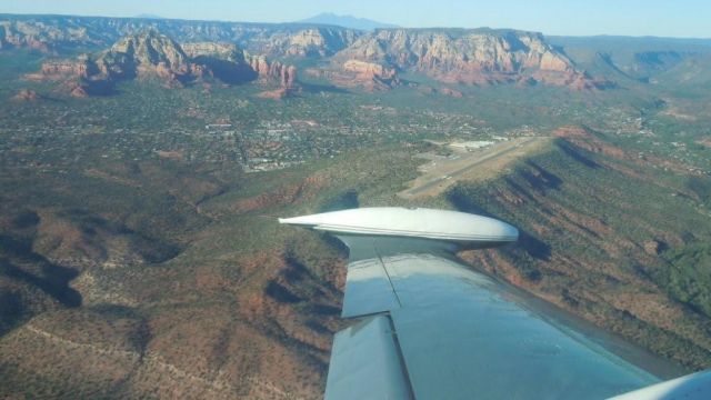 Piper Cheyenne 2 (HB-LNX) - beautiful sedona.. and nice challenge to land